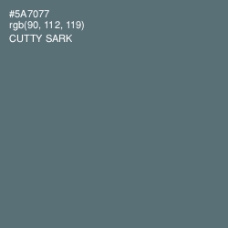 #5A7077 - Cutty Sark Color Image